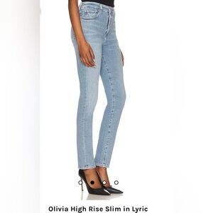 Citizens Of Humanity Olivia High Rise Slim Jeans in Lyric Light Wash